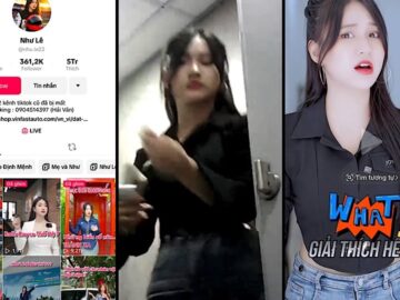 Hot tiktoker Như Lê lộ clip bị quay lén lúc đi đái lau bím